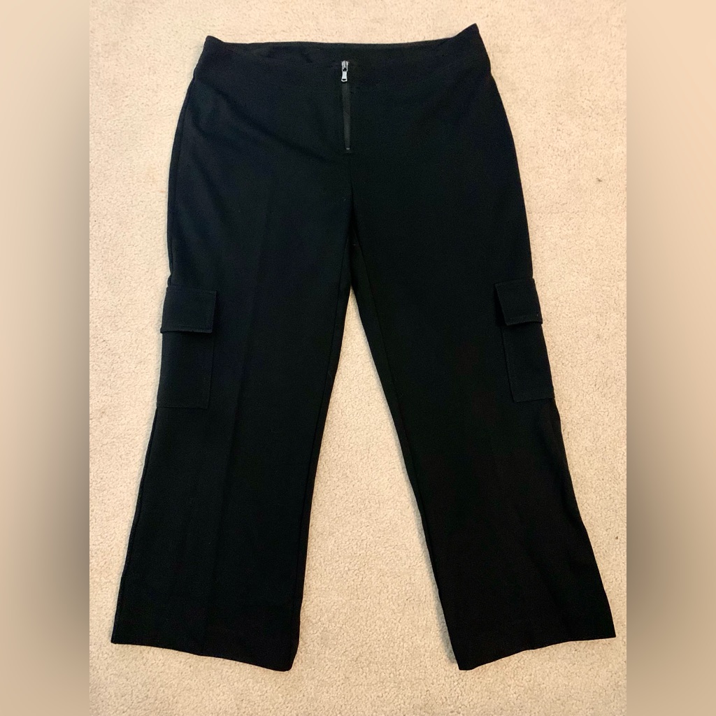 Express Black Cropped Pants